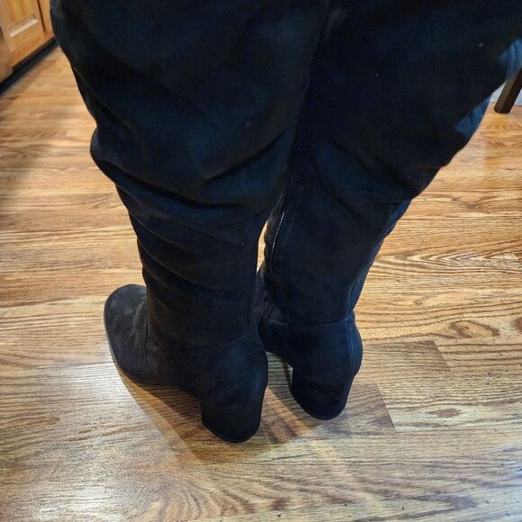 RF ROOM OF FASHION Women's WIDE CALF Slouchy Knee High Boots Size 11W - Picture 9 of 14